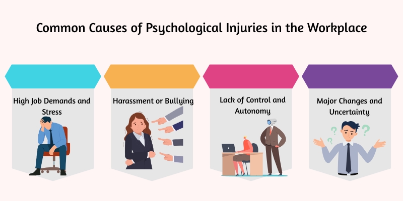 Common Causes of Psychological Injuries in the Workplace